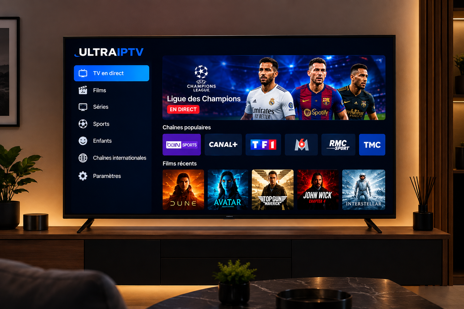 IPTV Subscription Canada 4K Smart TV Home Entertainment